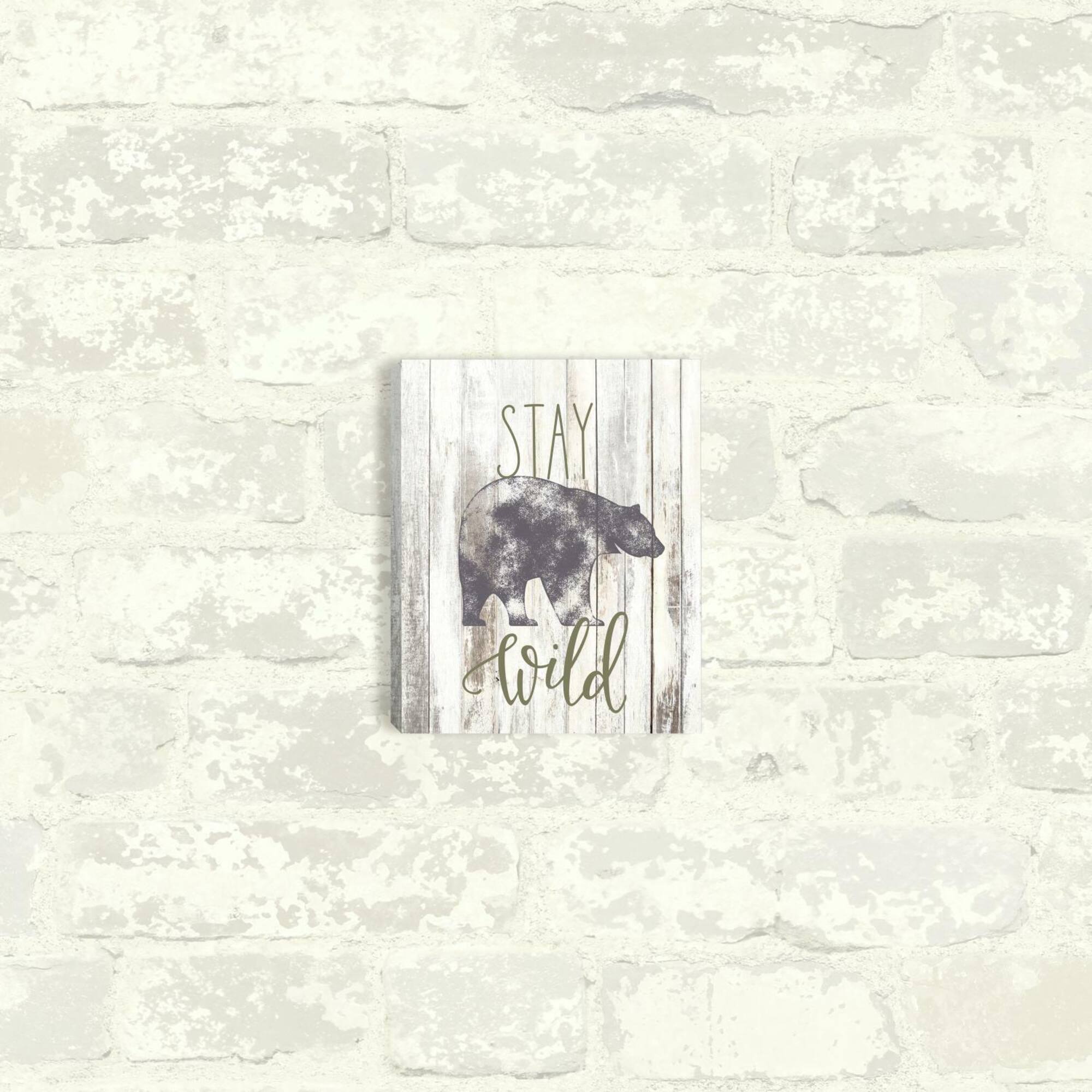RoomMates Stay Wild Canvas Wall Art